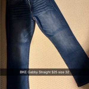BKE Gabby Straight Dark Blue Jeans